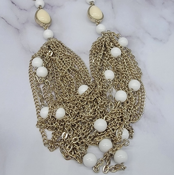 LOFT Multi Strand Statement Necklace - Picture 4 of 8